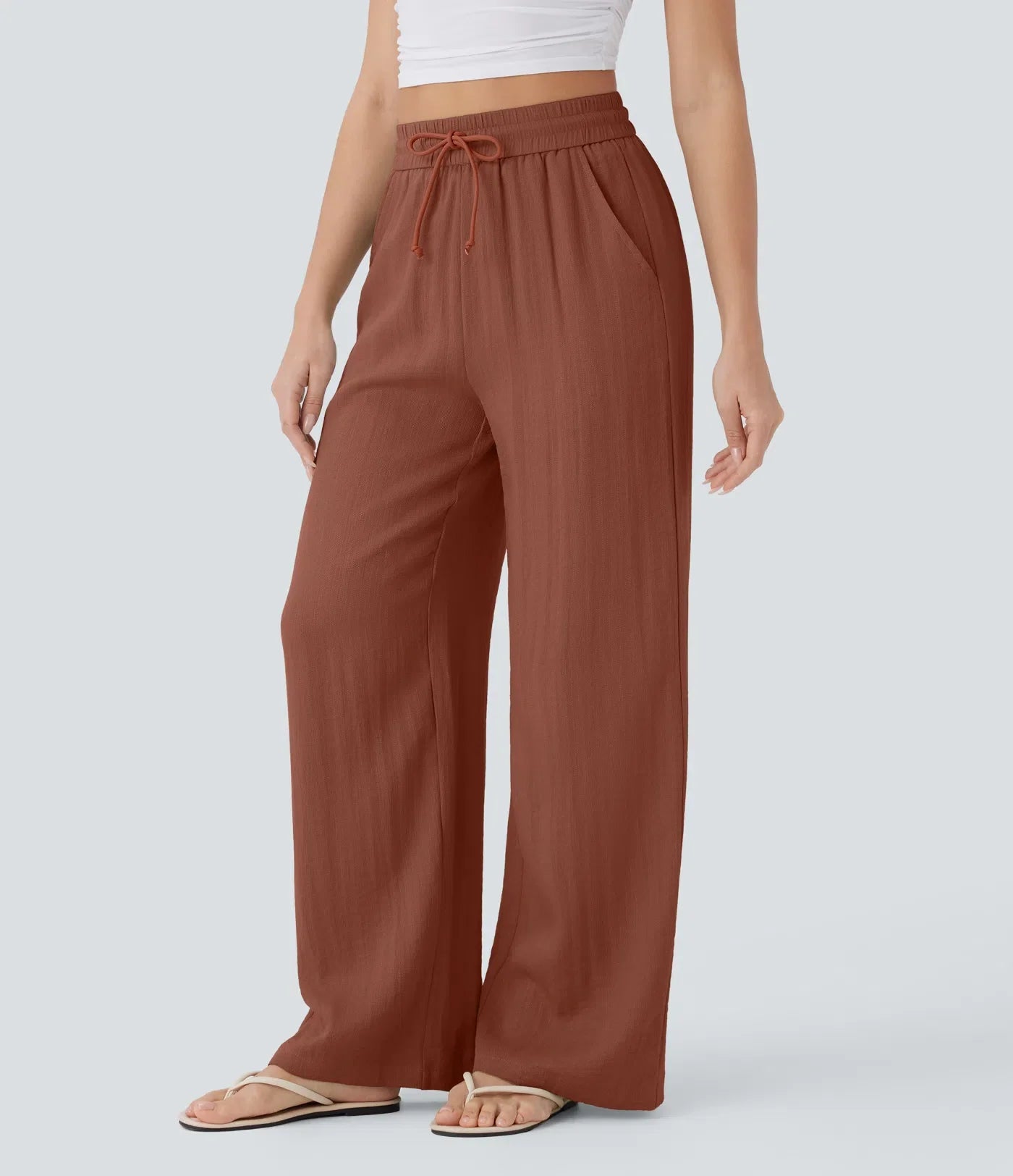 Lisa | Comfortabele & Luchtige Linnen Broek met Elegante Pijpen | 1+1 Gratis