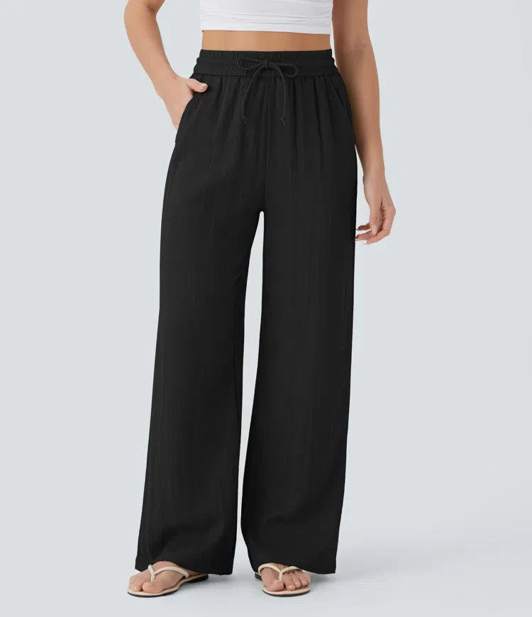 Lisa | Comfortabele & Luchtige Linnen Broek met Elegante Pijpen | 1+1 Gratis