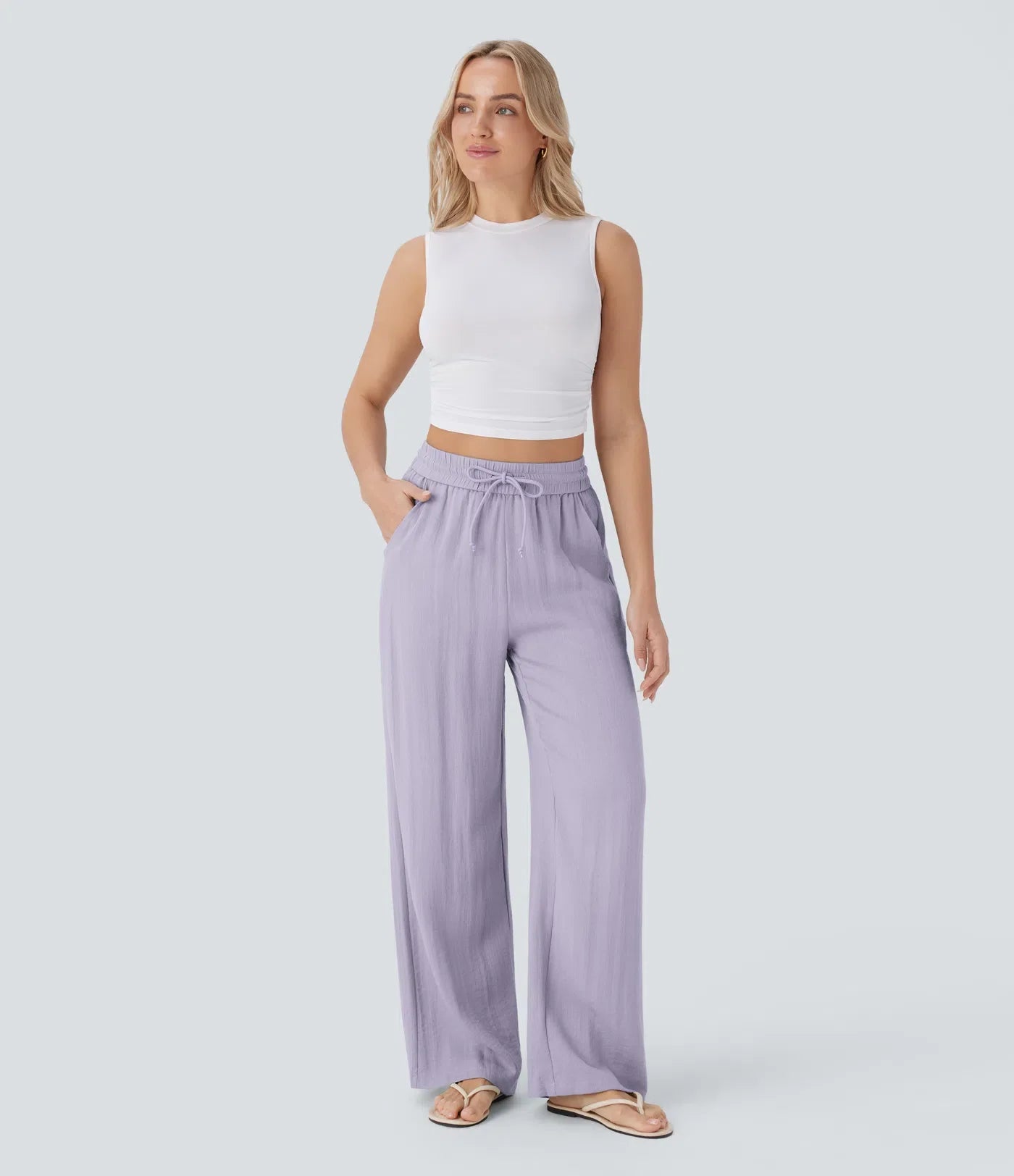 Lisa | Comfortabele & Luchtige Linnen Broek met Elegante Pijpen | 1+1 Gratis