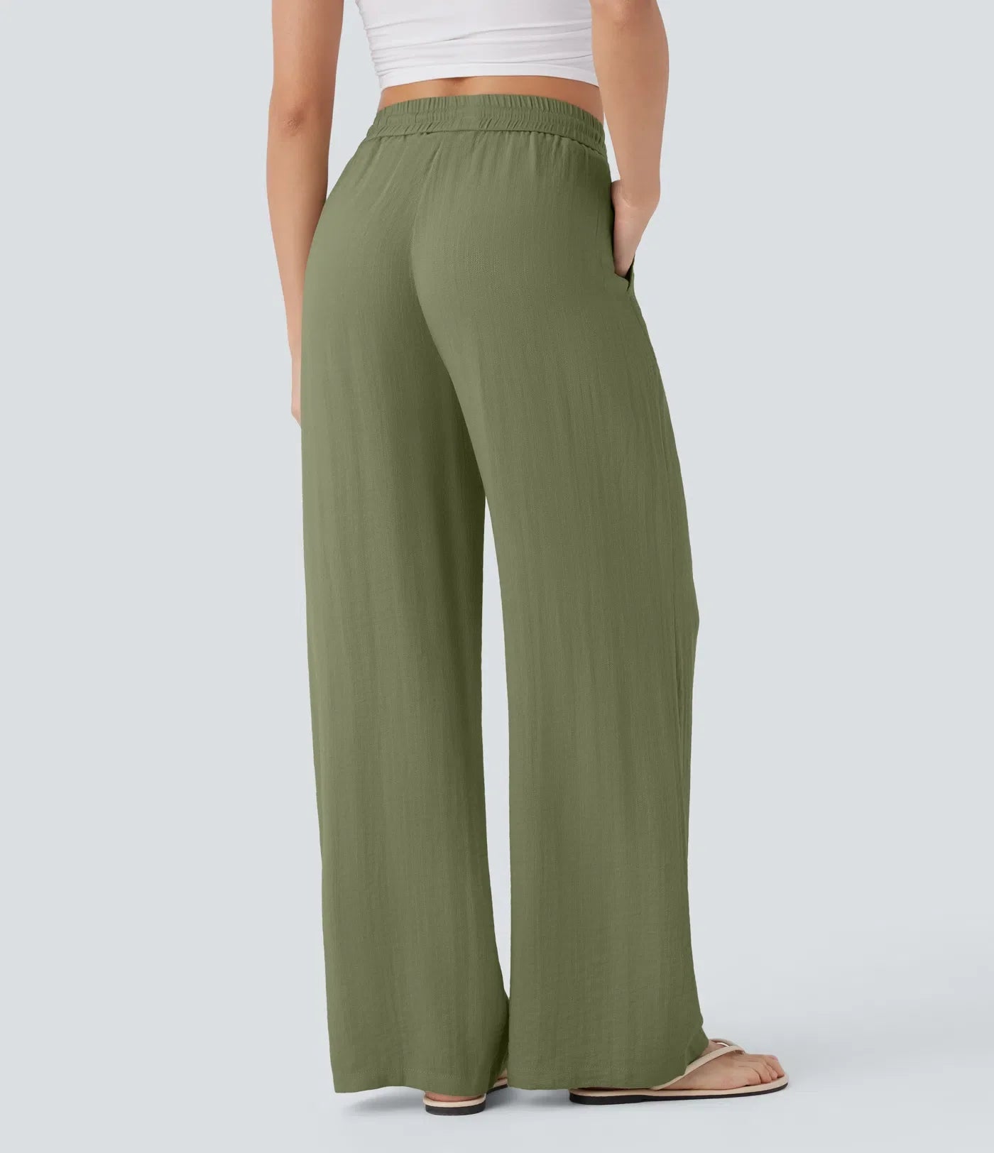 Lisa | Comfortabele & Luchtige Linnen Broek met Elegante Pijpen | 1+1 Gratis