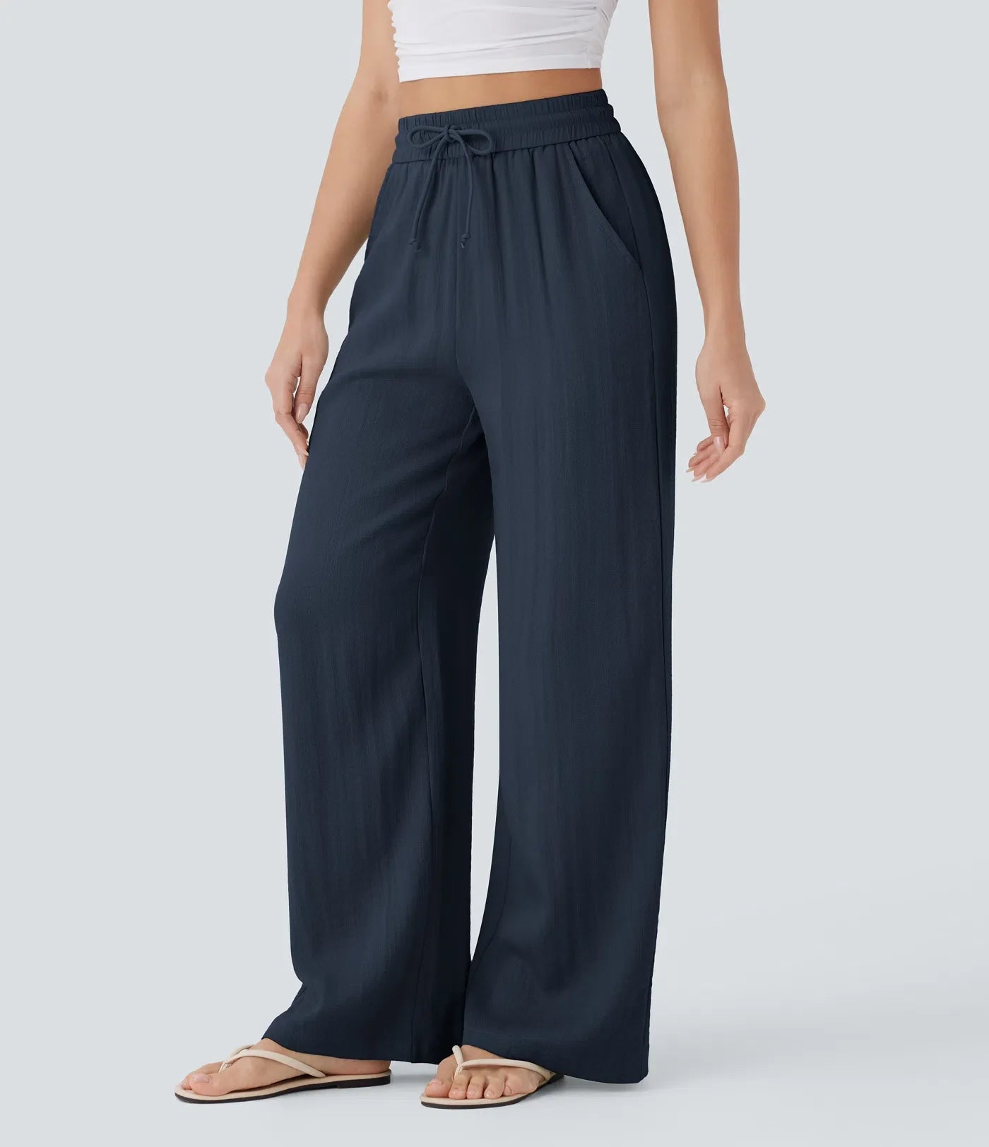 Lisa | Comfortabele & Luchtige Linnen Broek met Elegante Pijpen | 1+1 Gratis