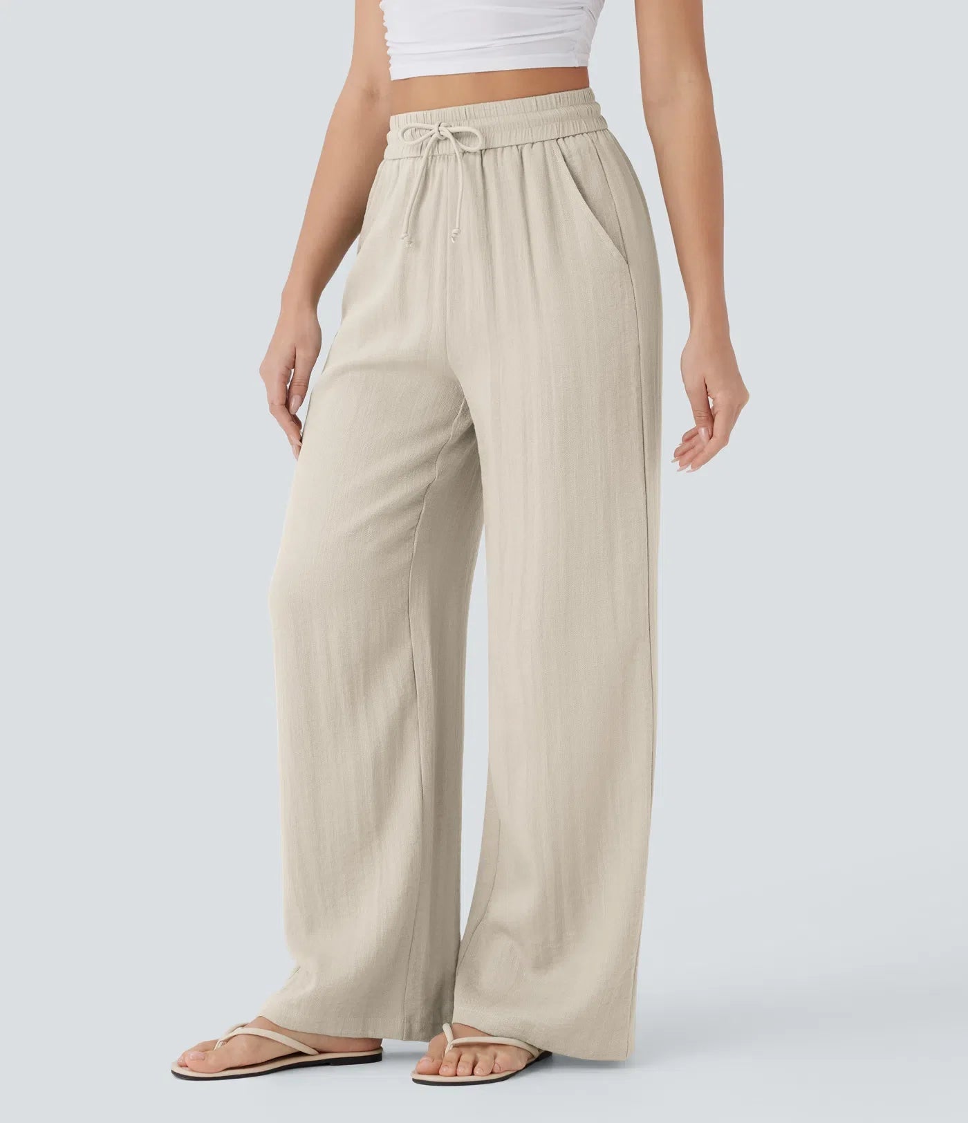 Lisa | Comfortabele & Luchtige Linnen Broek met Elegante Pijpen | 1+1 Gratis