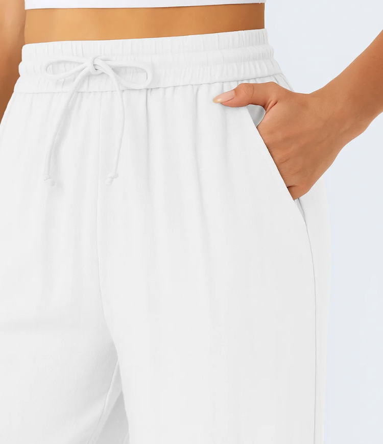 Lisa | Comfortabele & Luchtige Linnen Broek met Elegante Pijpen | 1+1 Gratis