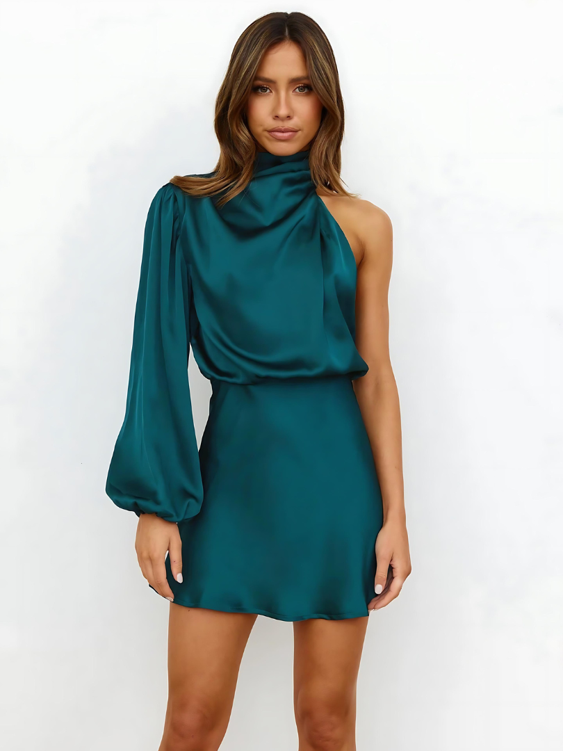 Eline | Elegante One-Shoulder Jurk