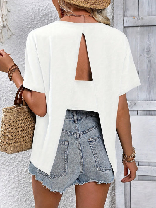 Sloan | Trendy Open Rug T-shirt