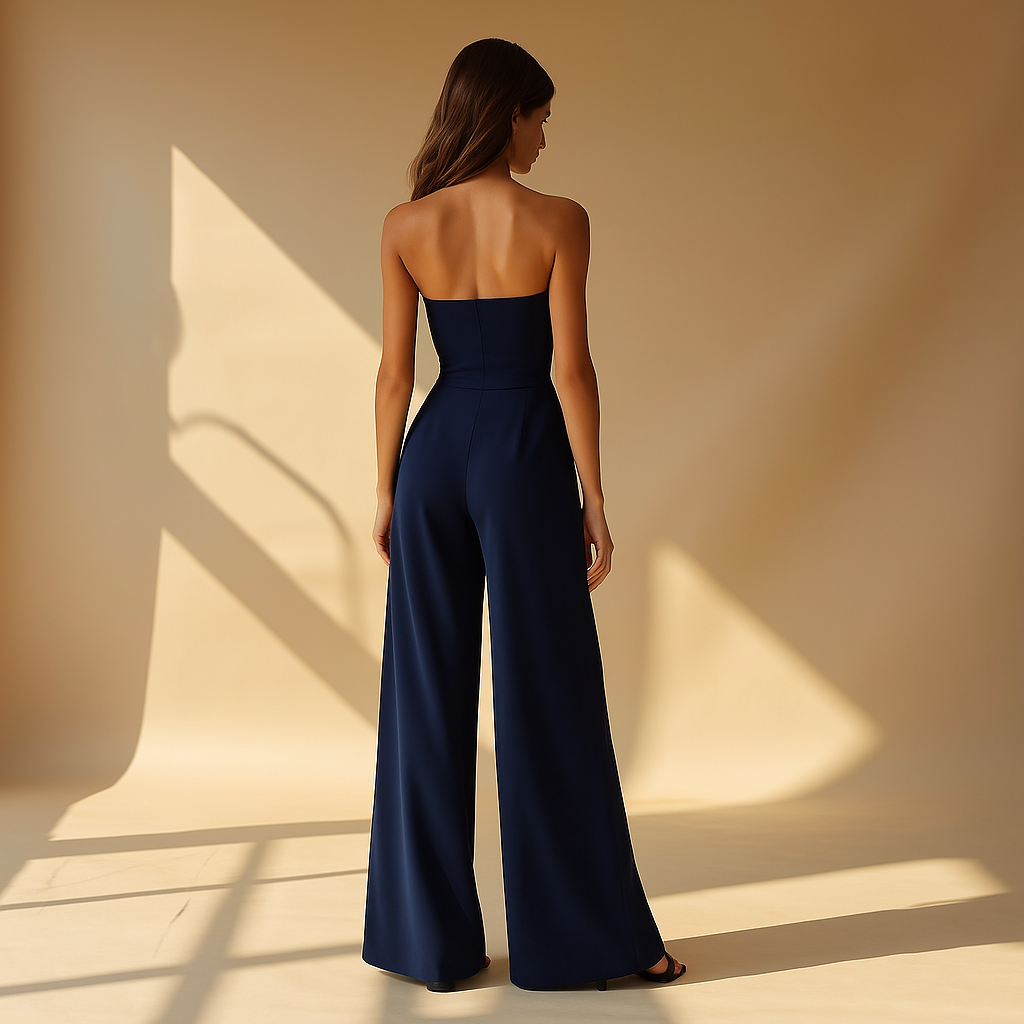 Emilie | Elegant Strapless Jumpsuit