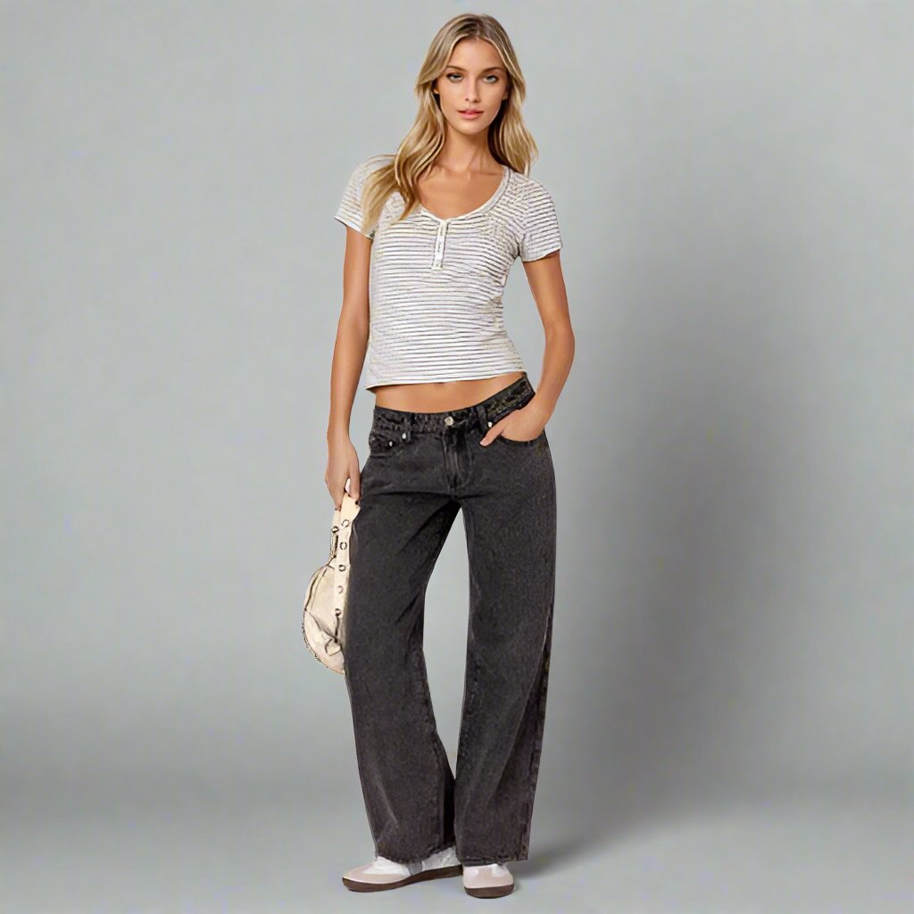 MILA | Low-Rise Jeans