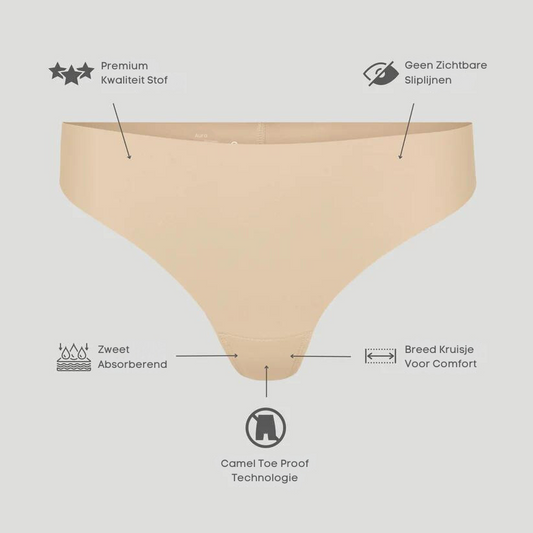 ElleGems™ Onzichtbare Camel Toe String 2+2 GRATIS