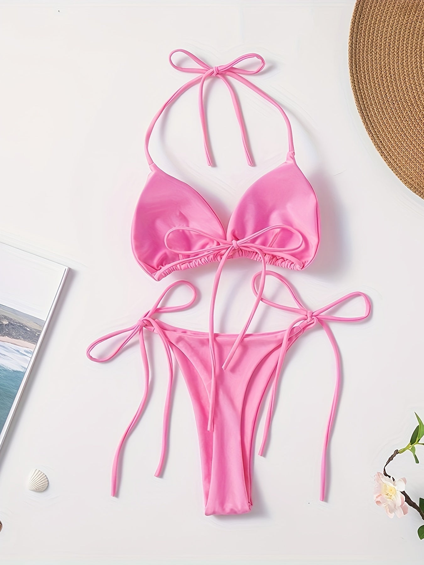 Lacie | Sensuele Triangel Bikini met Verstelbare Touwtjes