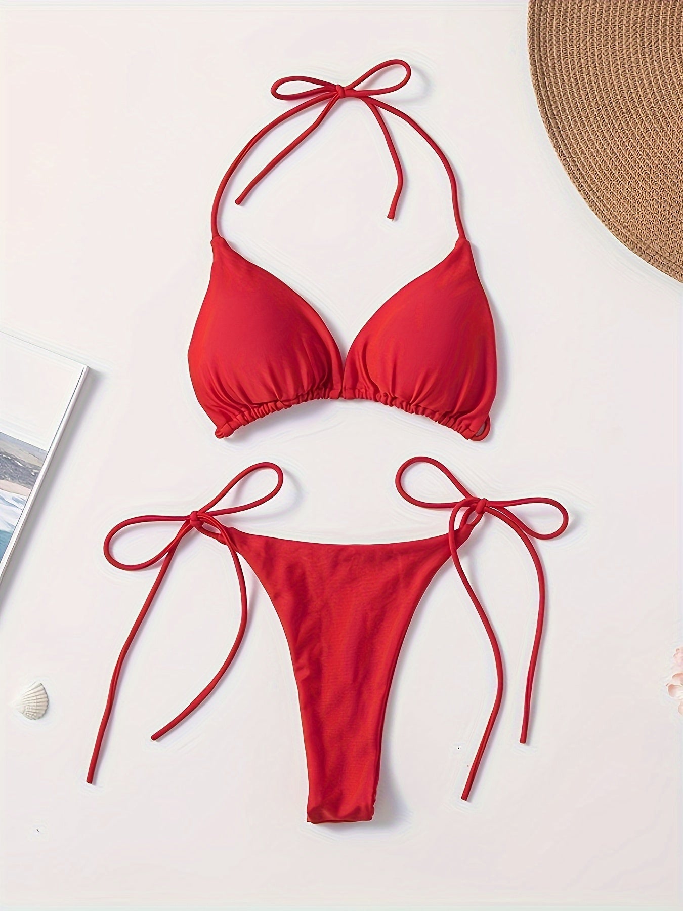 Lacie | Sensuele Triangel Bikini met Verstelbare Touwtjes