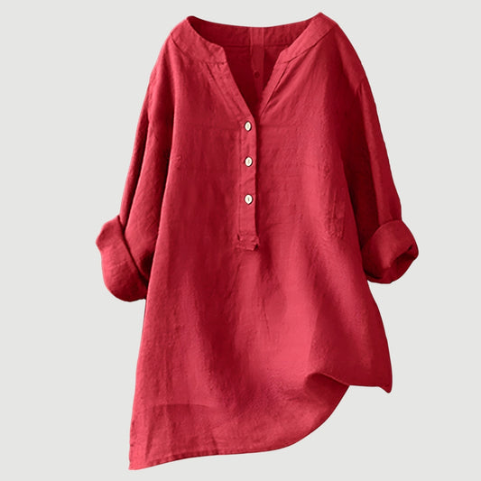 Fleur linnen blouse