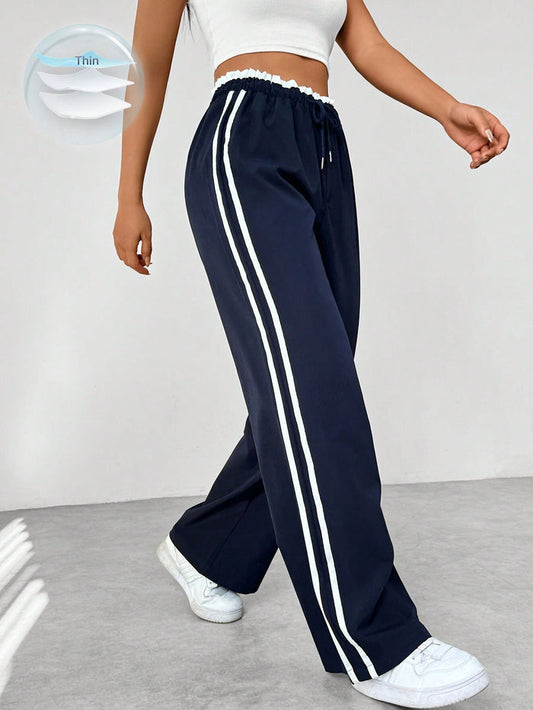 Kaeli | Sportieve Joggingbroek met Strepen