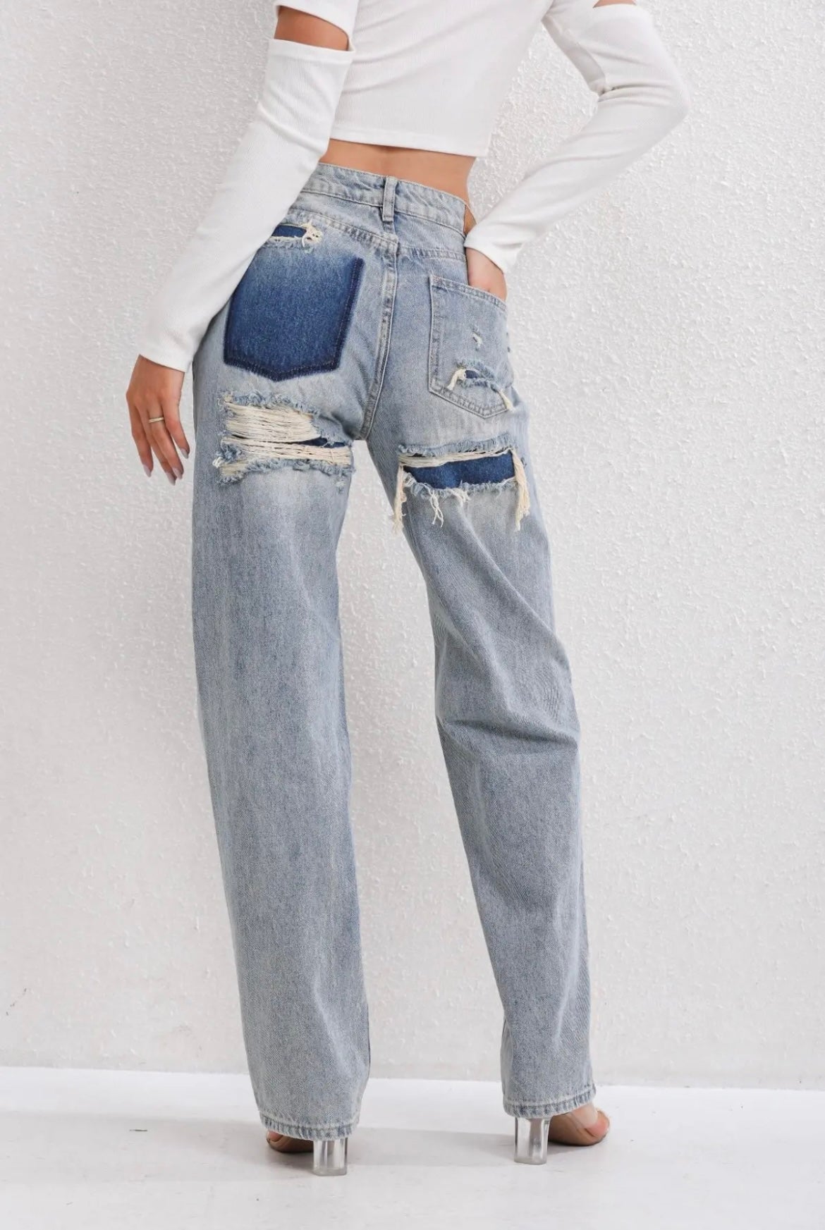 Hana | Vintage Ripped Jeans