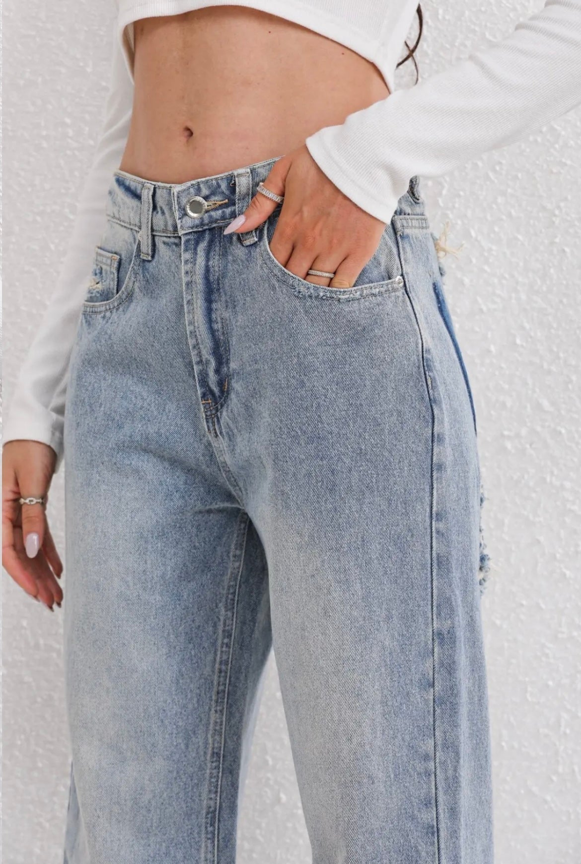 Hana | Vintage Ripped Jeans