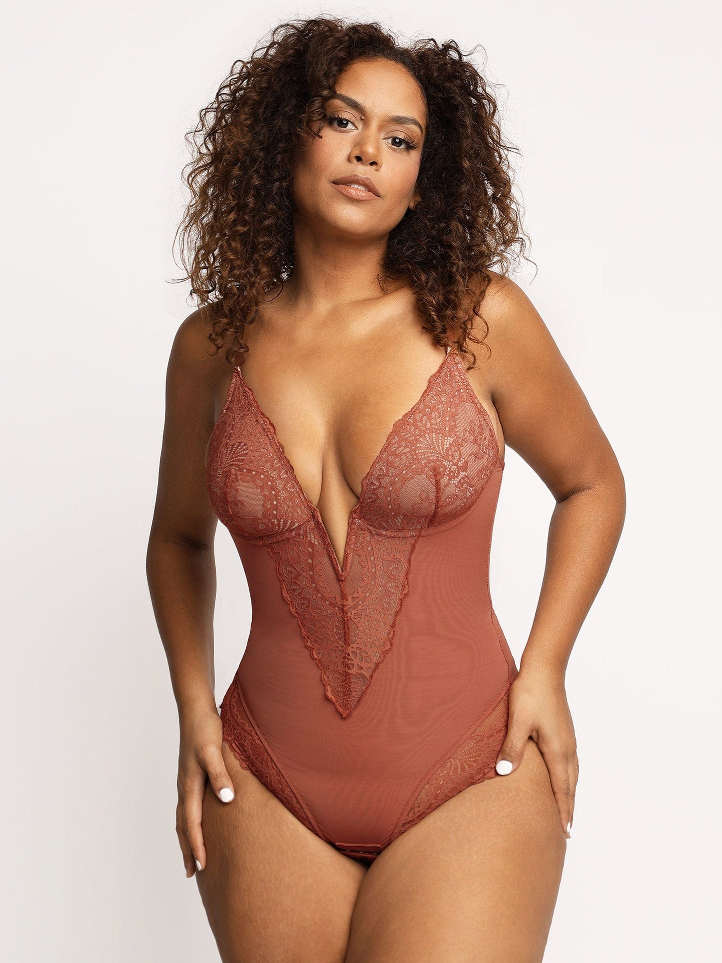 Shapewear™ Bodysuit V Neck