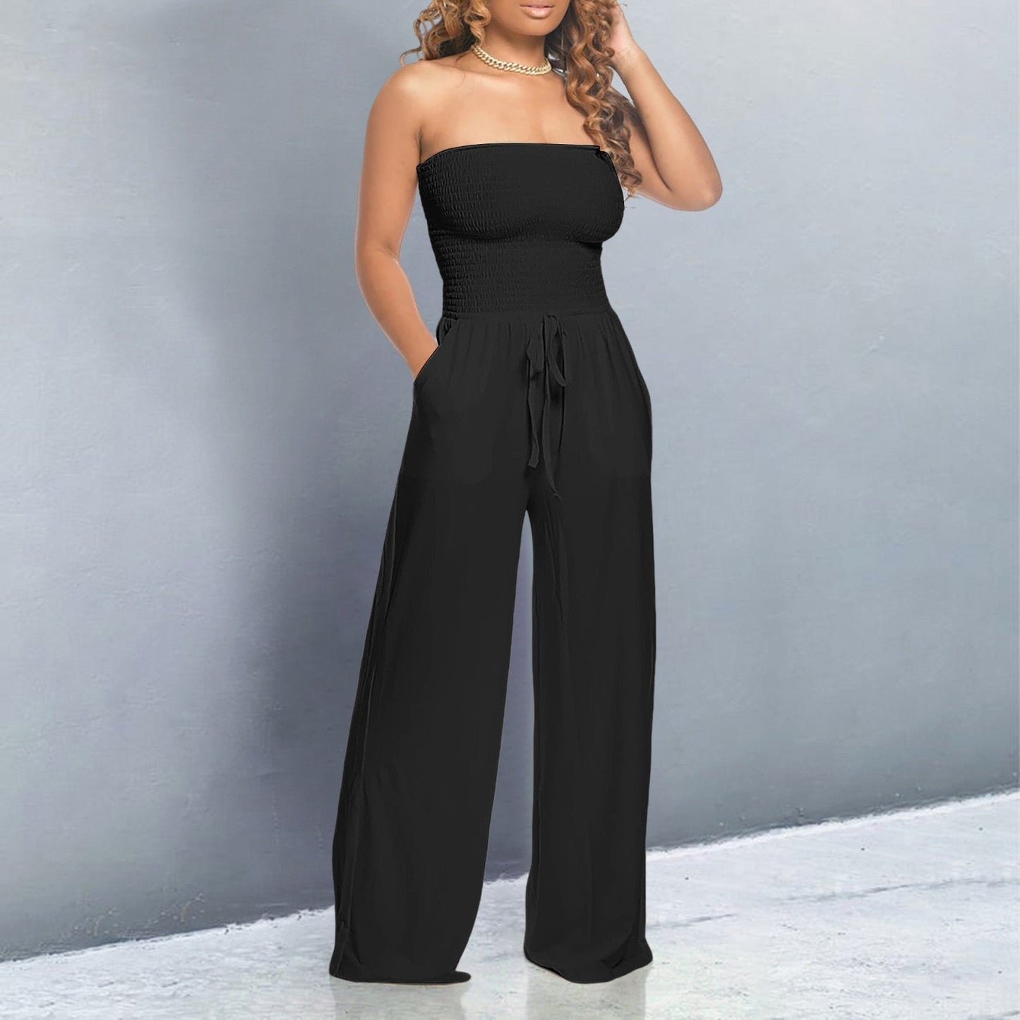 Milana | Trendy Off-Shoulder Jumpsuit